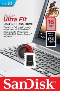SANDISK 16GB USB 3.1 ULTRA FIT 130MB/S SDCZ430-016G-G46
